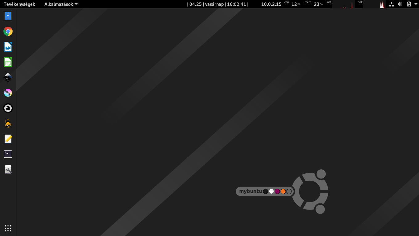 Saját Debian/Gnome környezetem