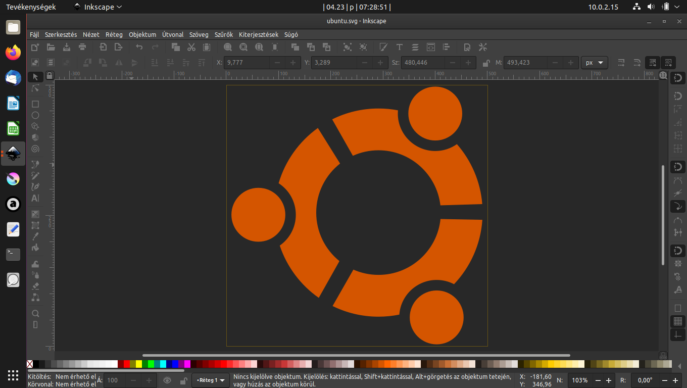 Inkscape vektorgrafikus program